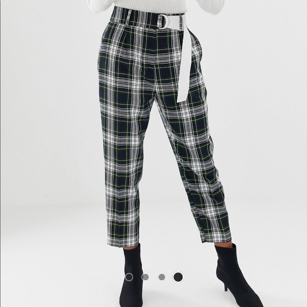 ASOS Petite Checker Pants